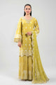 3 Piece - Digital Printed Embroidered Suit - 42601386
