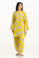 Cambric Printed Co-Ord Set With Embroidered