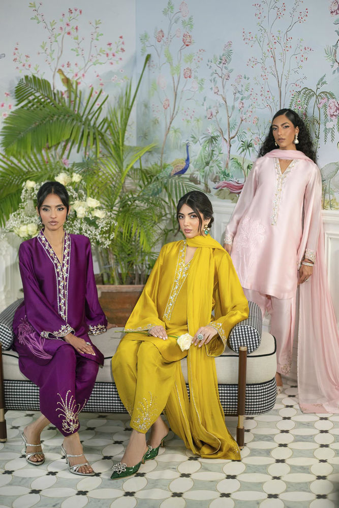 Melanie Plum - Shirt And Dupatta