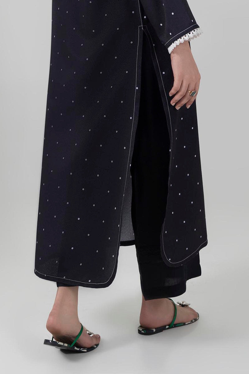 Stitched Black Culotte (RTS)