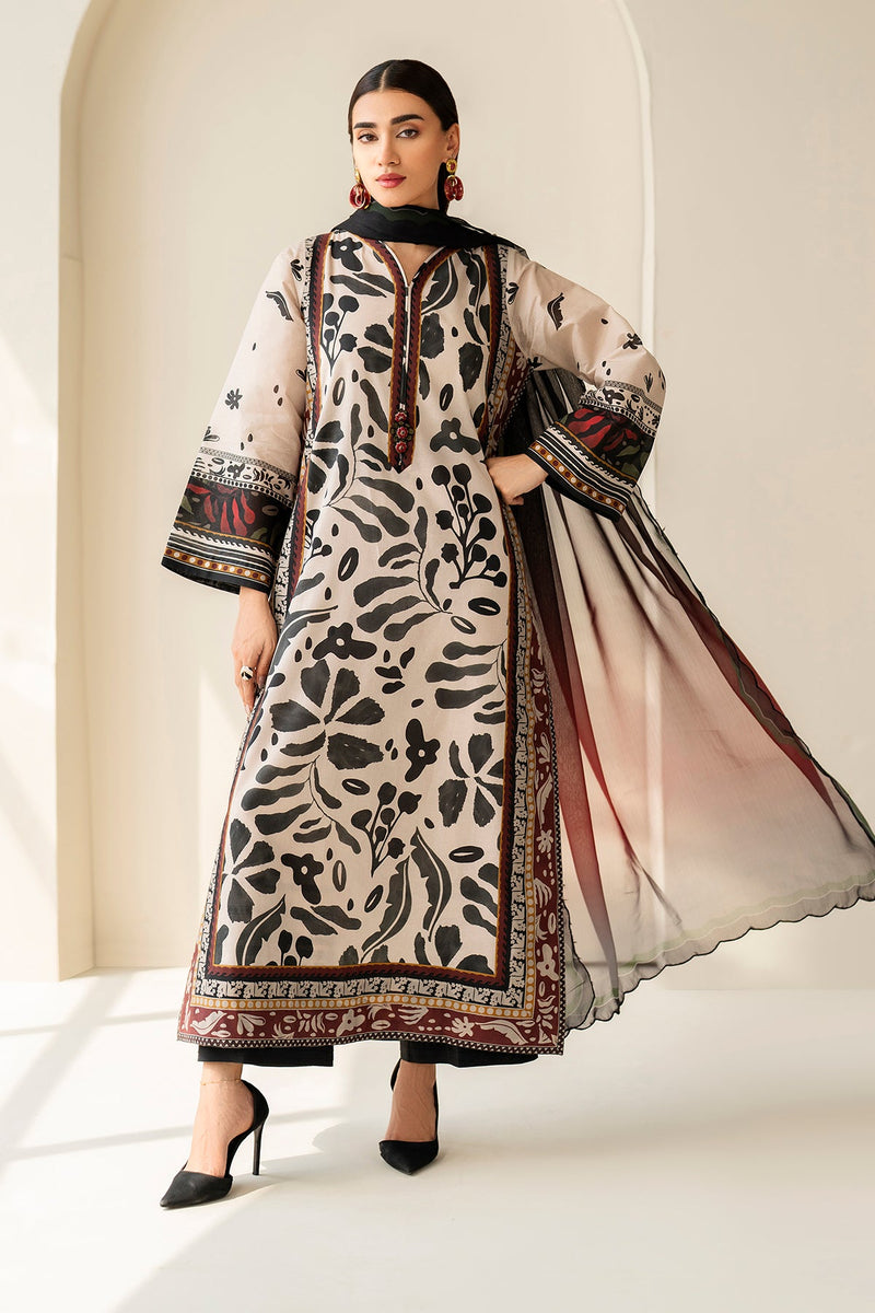 Digital Printed Lawn Uf-4199