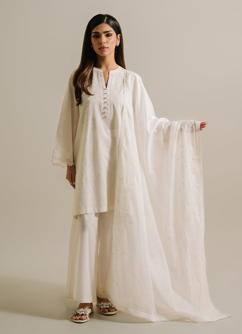 3 Pc Embroidered Suit