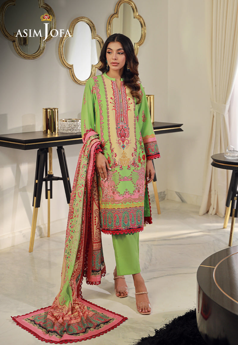 Ajund-13 Printed Lawn 3 Pcs