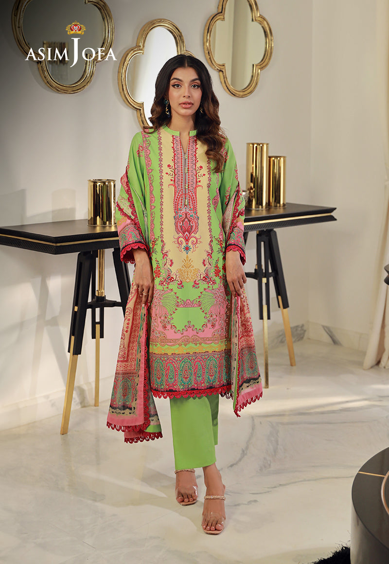 Ajund-13 Printed Lawn 3 Pcs