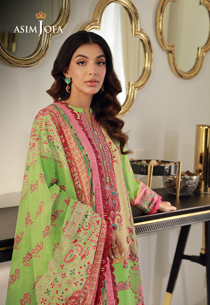 Ajund-13 Printed Lawn 3 Pcs