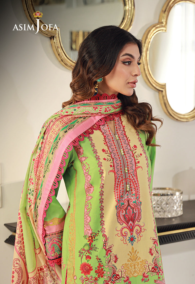 Ajund-13 Printed Lawn 3 Pcs