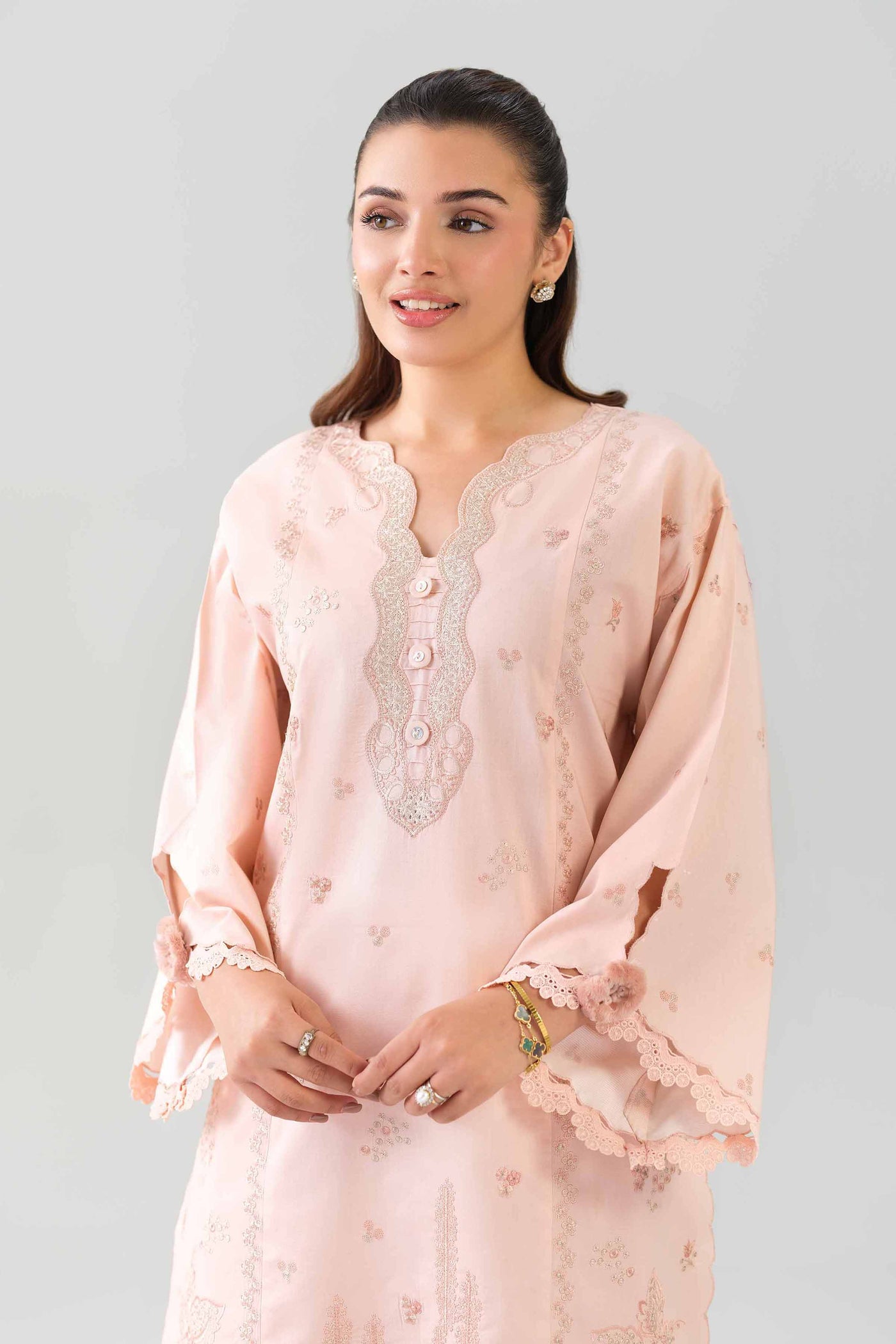 2 Piece - Embroidered Suit - 42601093
