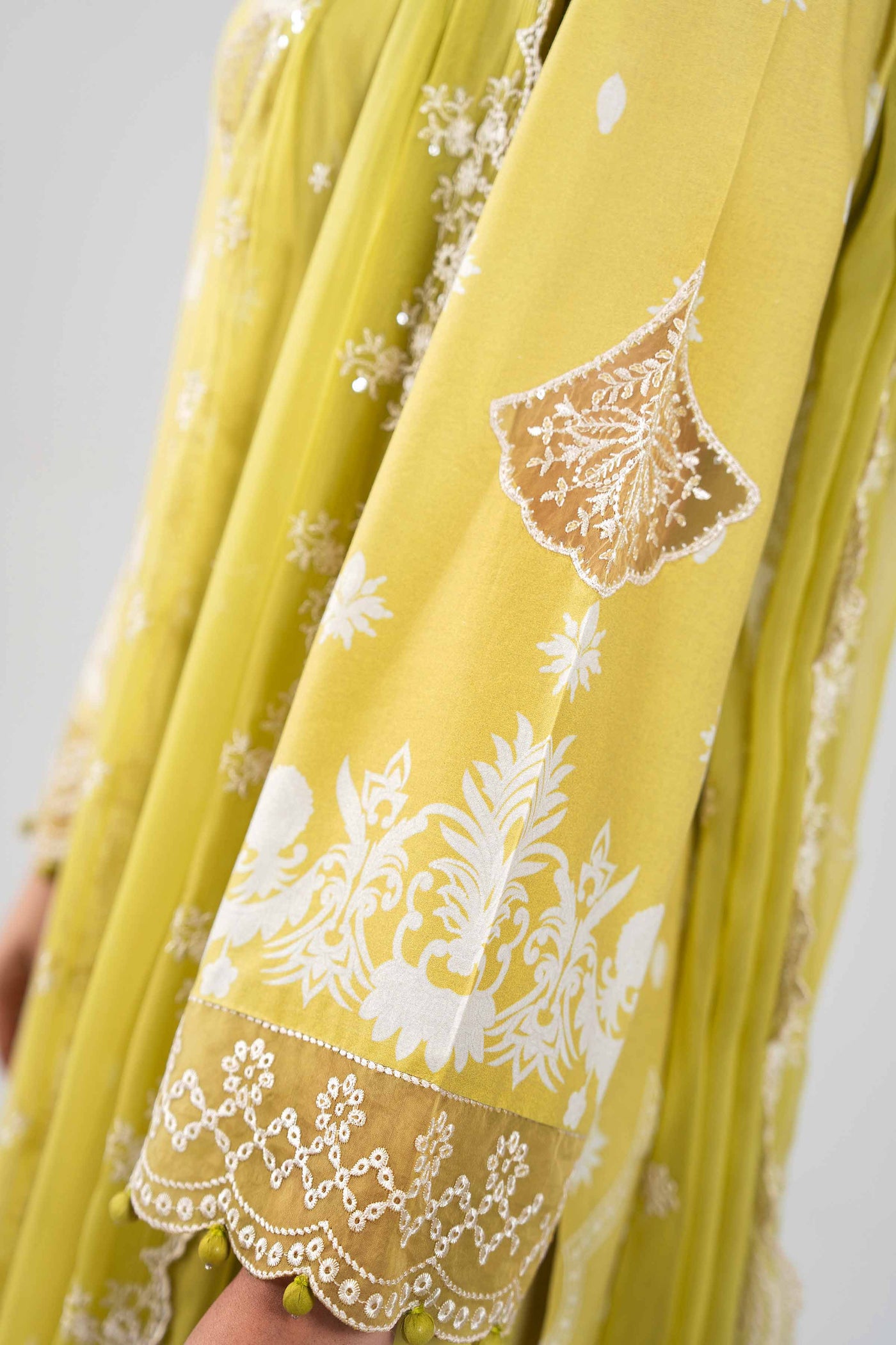 3 Piece - Digital Printed Embroidered Suit - 42601386