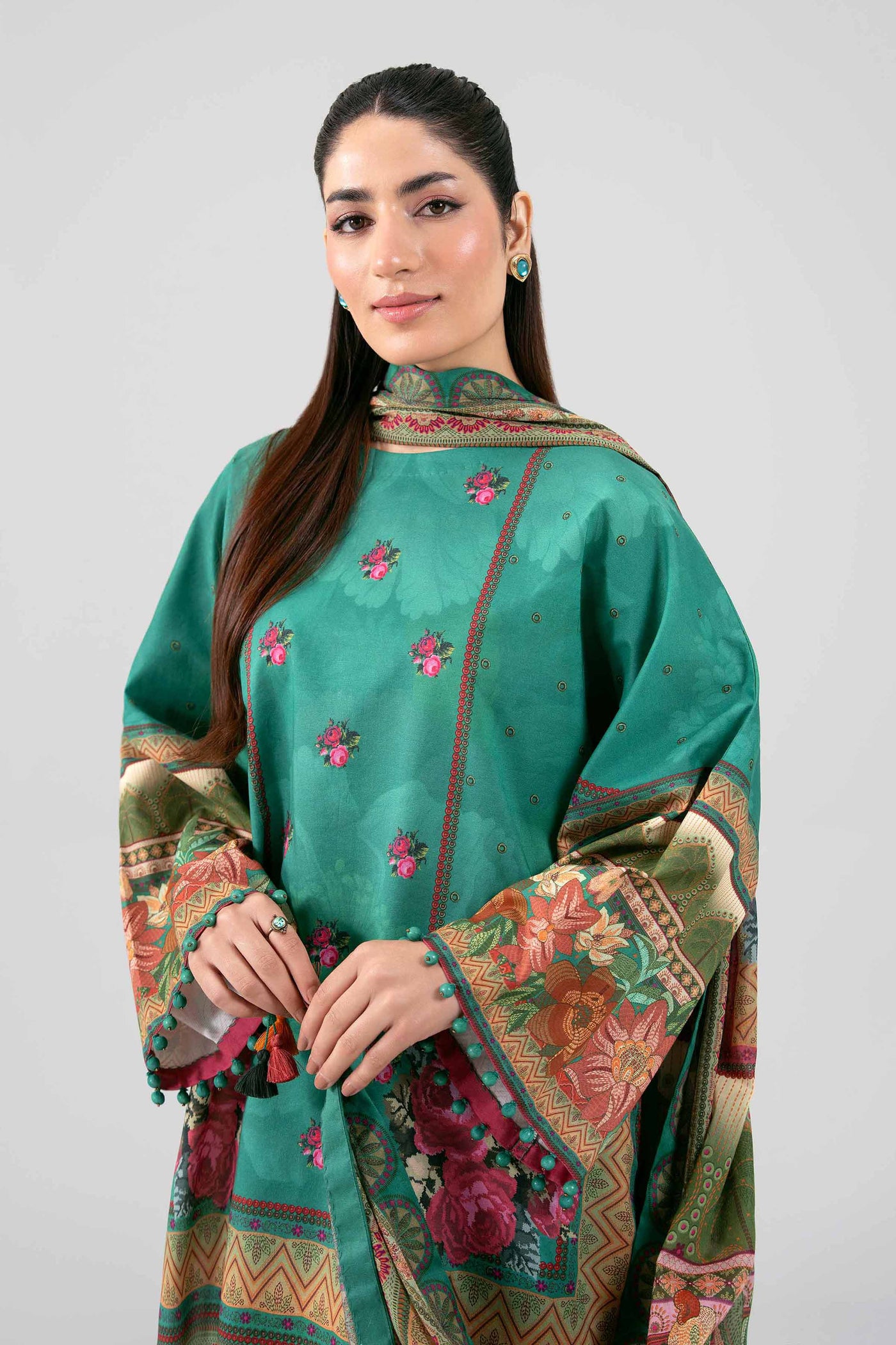 3 Piece - Digital Printed Suit - 42601469
