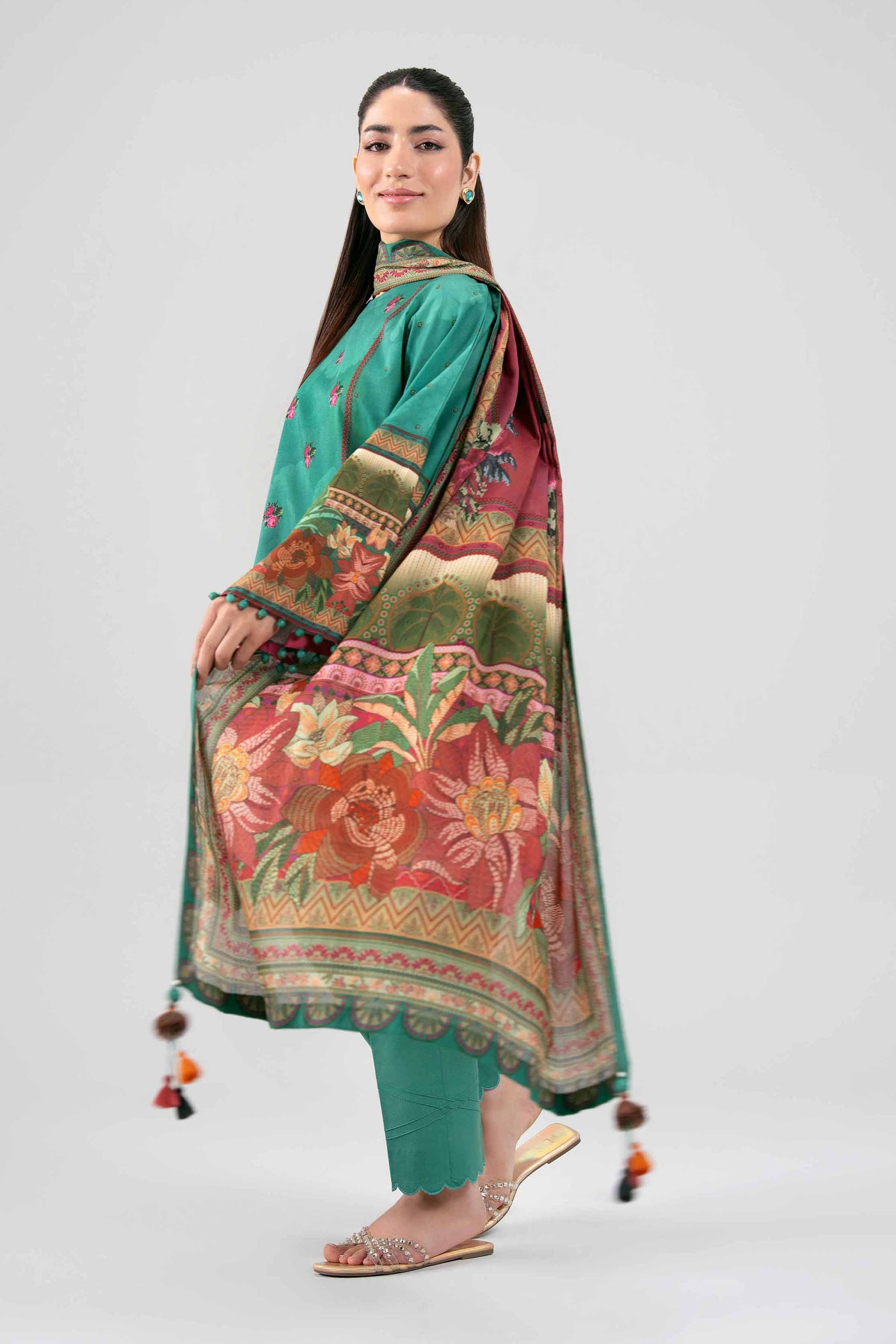 3 Piece - Digital Printed Suit - 42601469
