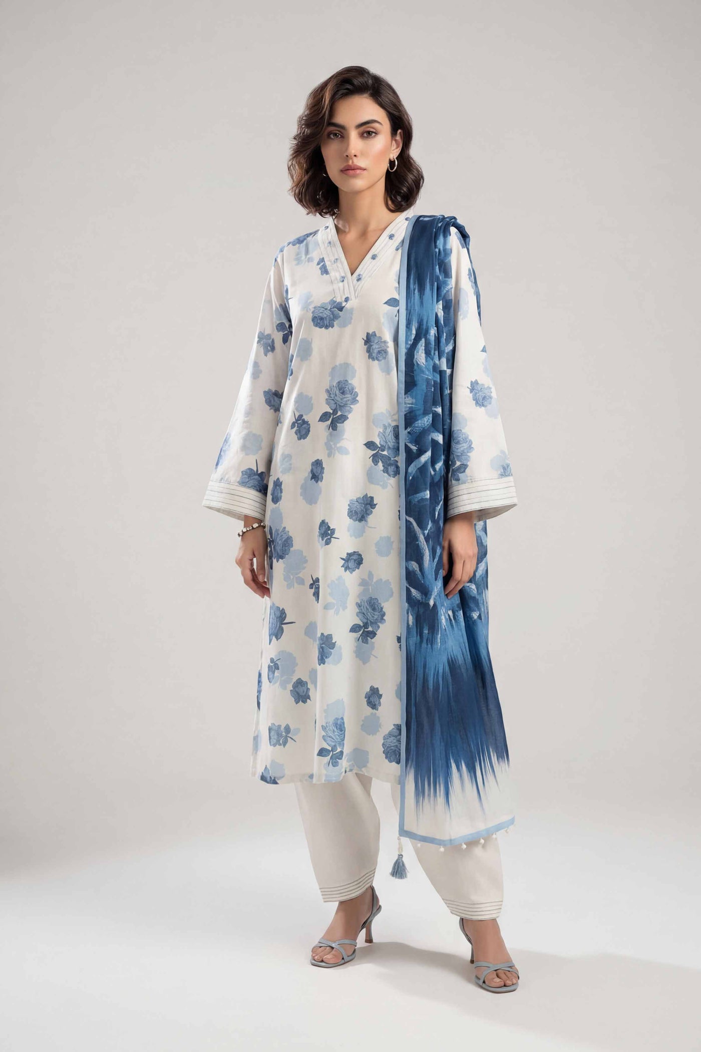3 Piece - Digital Printed Suit - 42601477