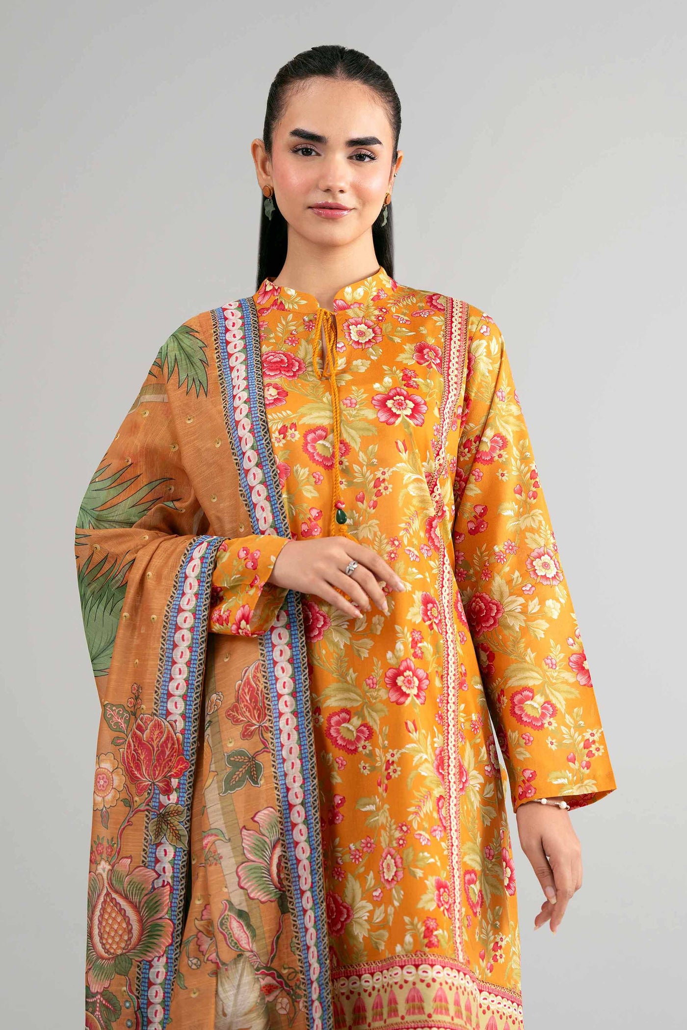 3 Piece - Digital Printed Suit - 42601485
