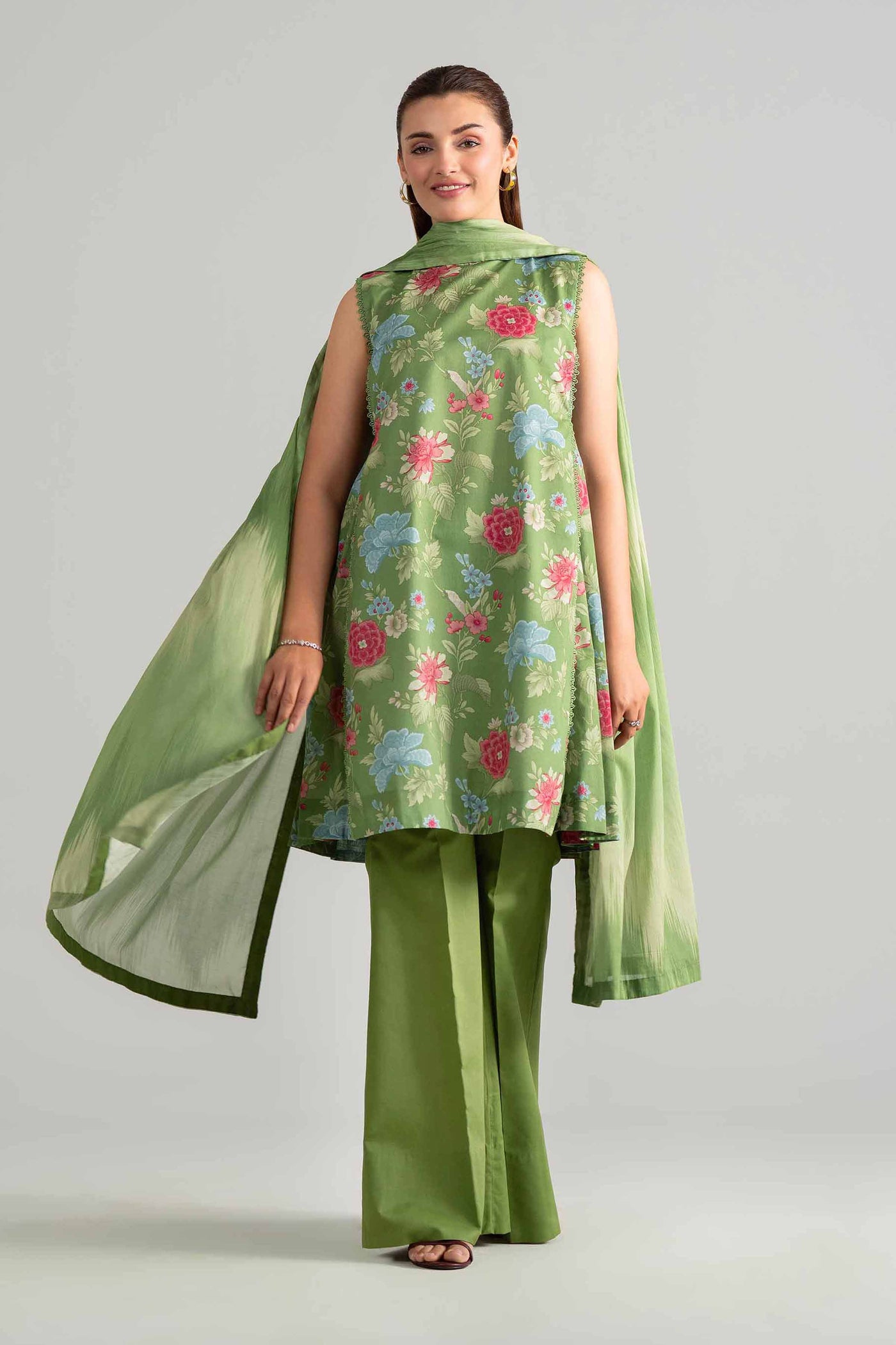 3 Piece - Digital Printed Suit - 42601847