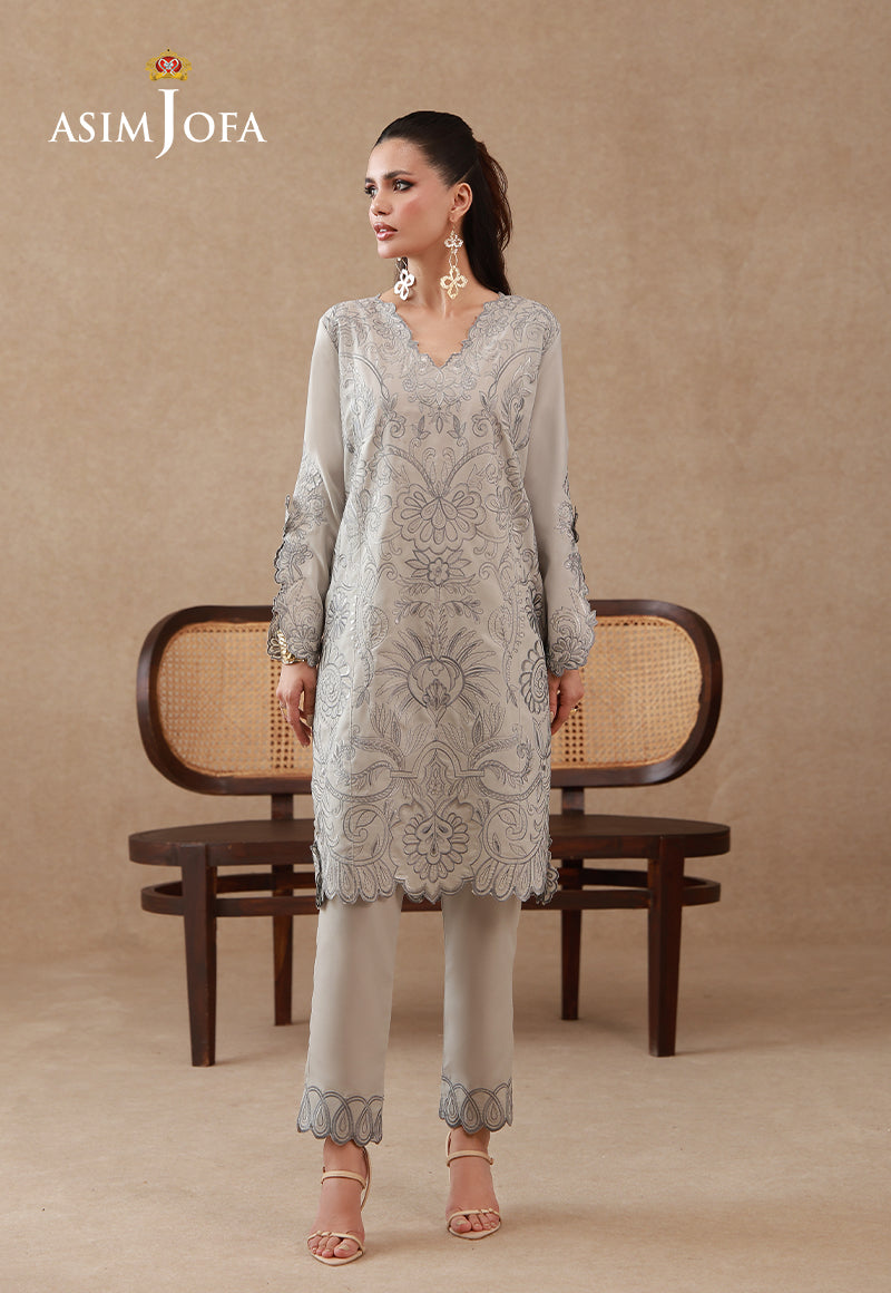 Ajpb-319 Embroidered Lawn Silk Stitched 2Pcs