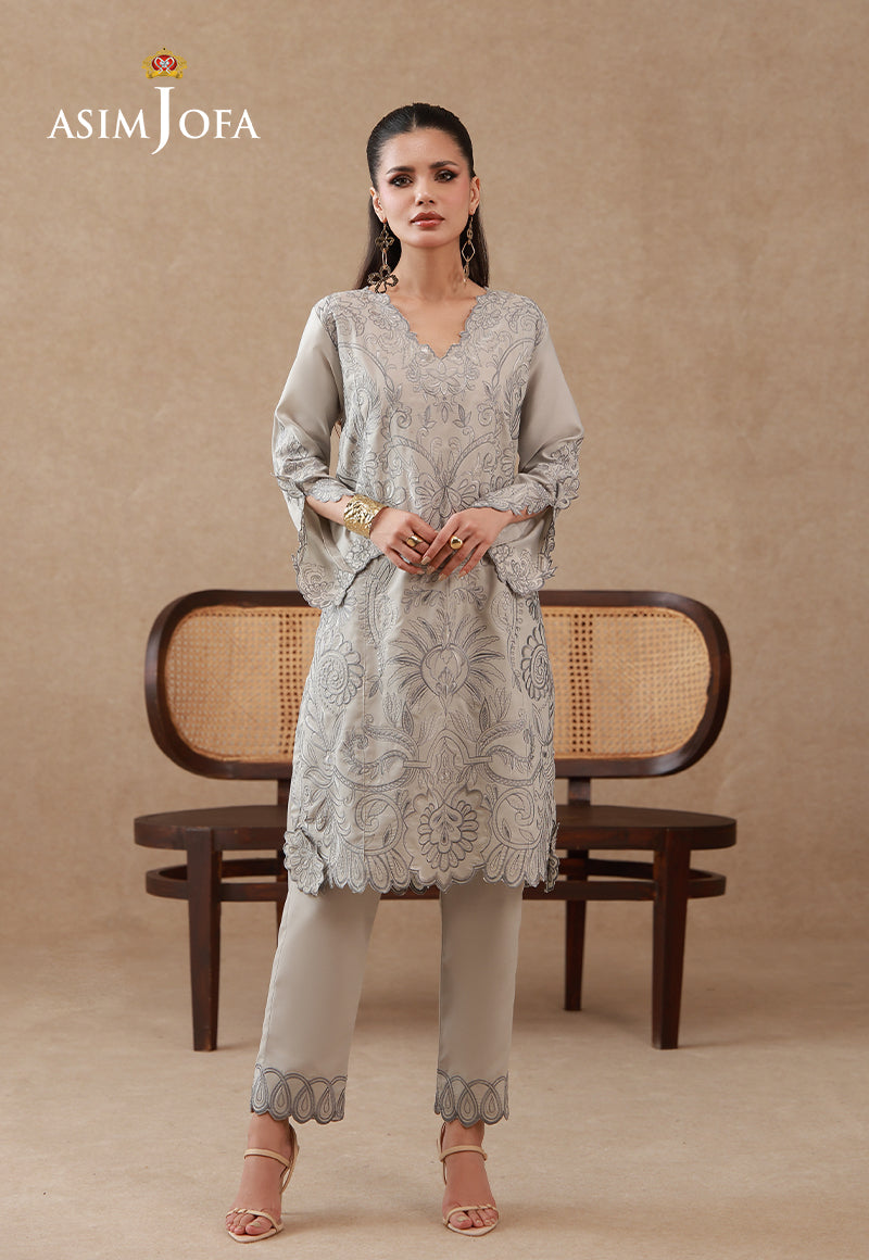 Ajpb-319 Embroidered Lawn Silk Stitched 2Pcs
