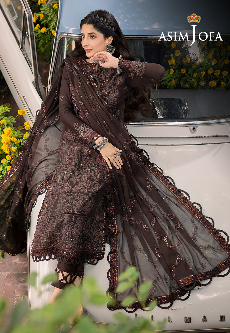 Ajsw-04 Embroidered Paper Cotton 3 Pcs