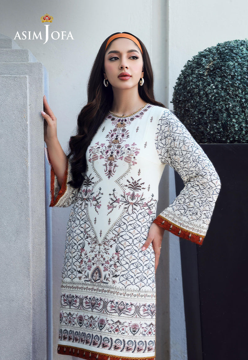 Ajdsai-118 Embroidered Lawn Stitched 1 Pc