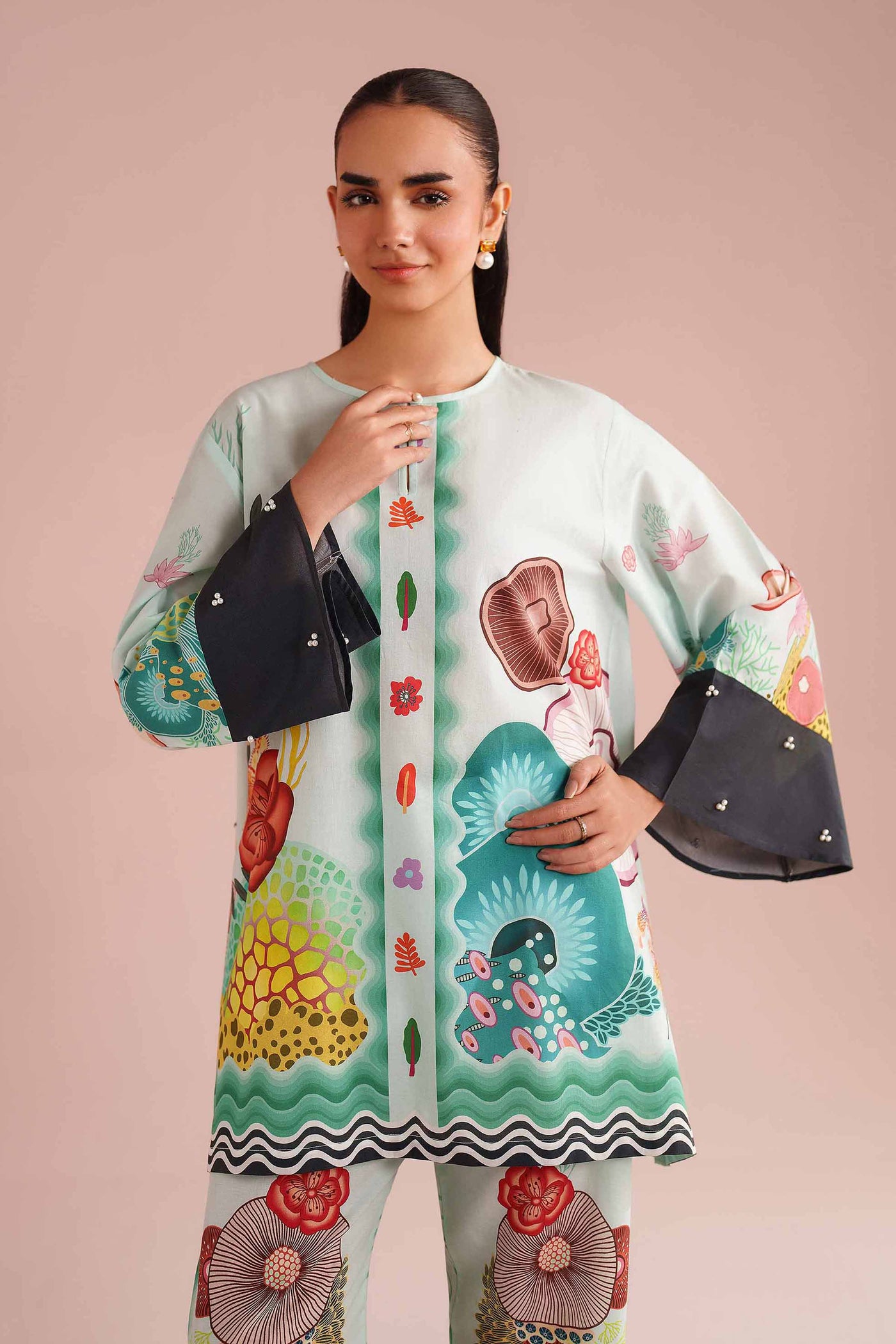 2 Piece - Printed Suit - As26-02