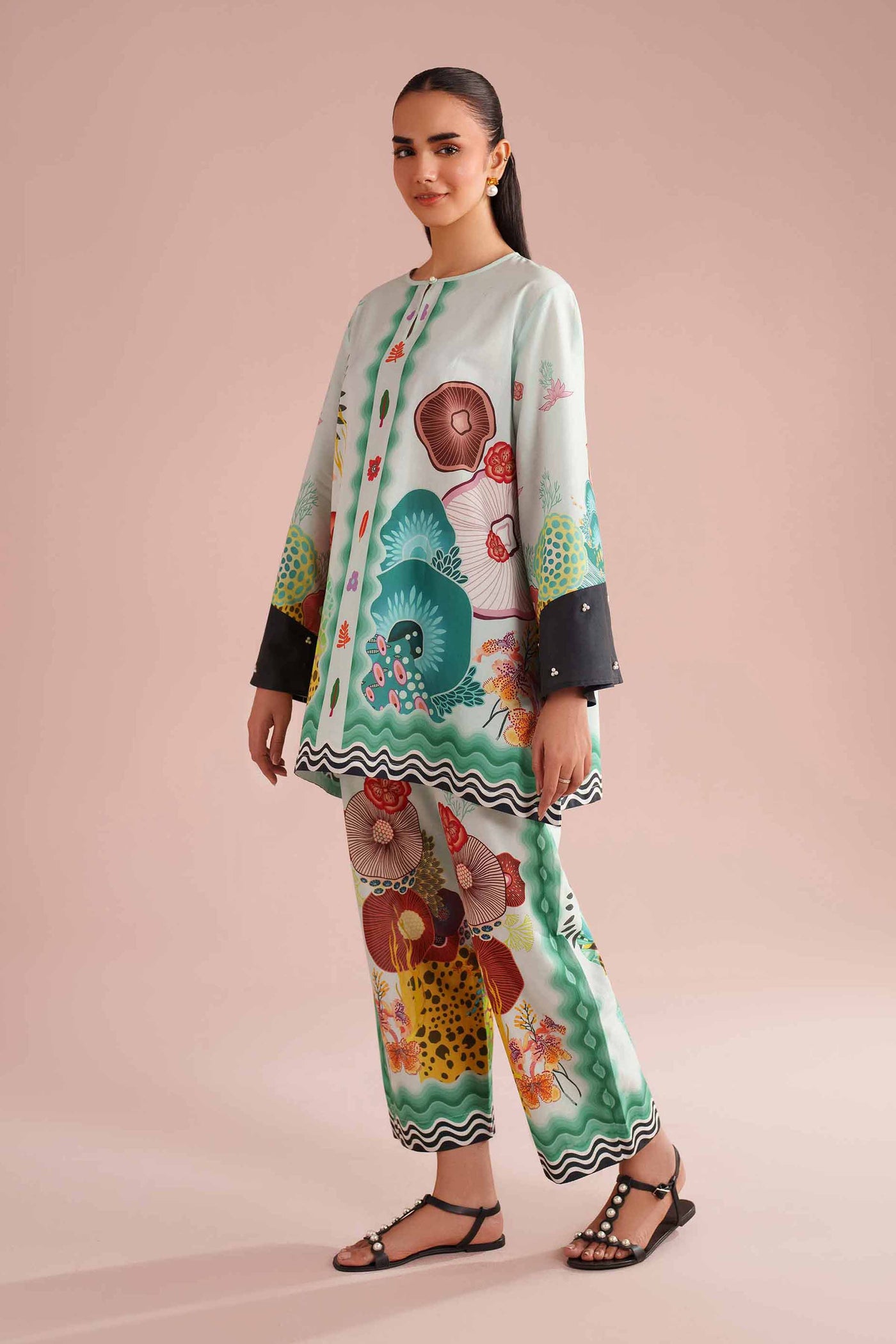 2 Piece - Printed Suit - As26-02