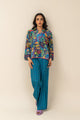 2 Piece Printed Silk Co-Ord Set (Flow)