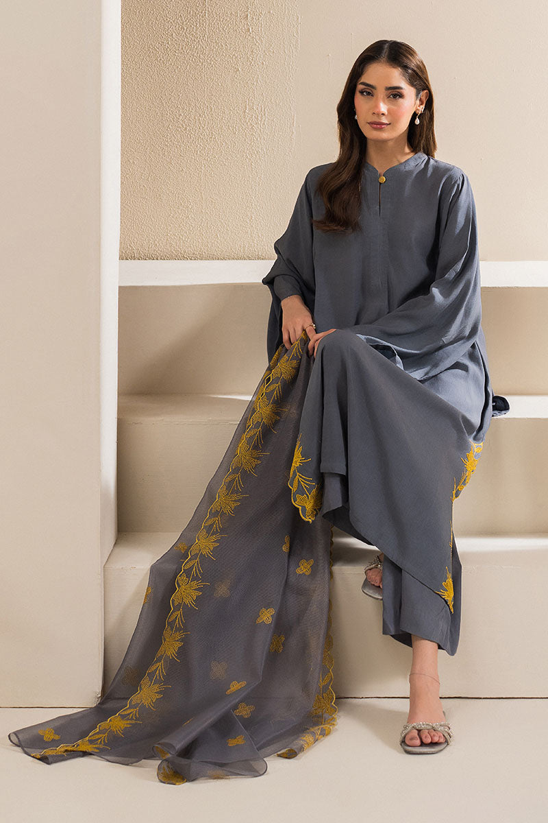 Smokey Lime-2Pc (Shirt & Dupatta)