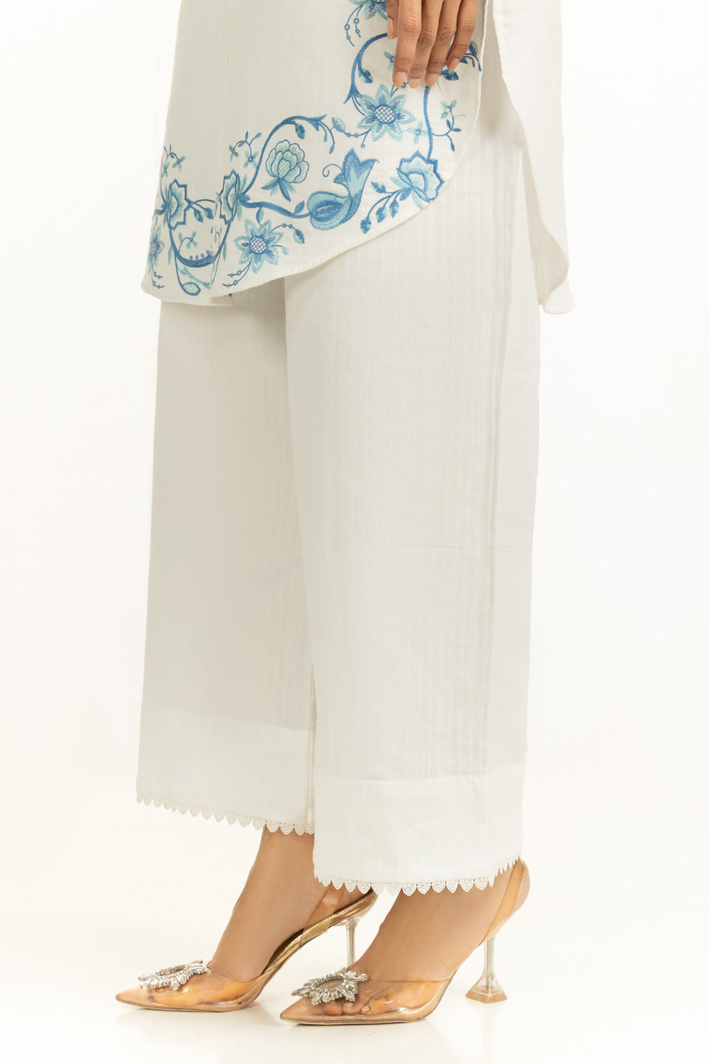 Cotton Embroidered Co-Ord Set