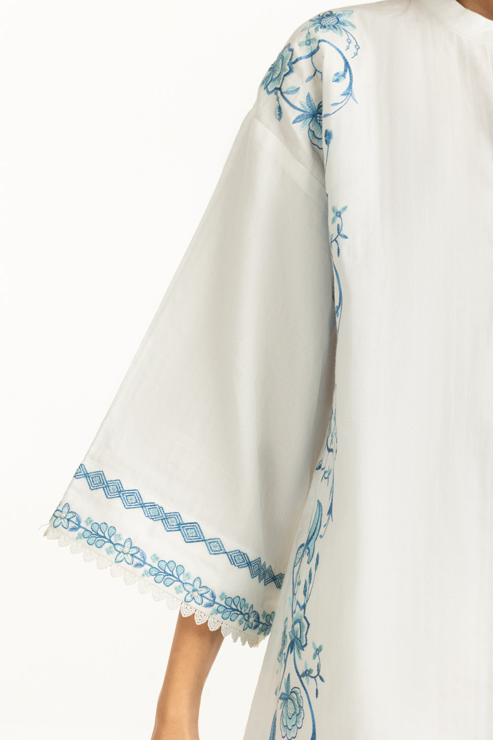 Cotton Embroidered Co-Ord Set