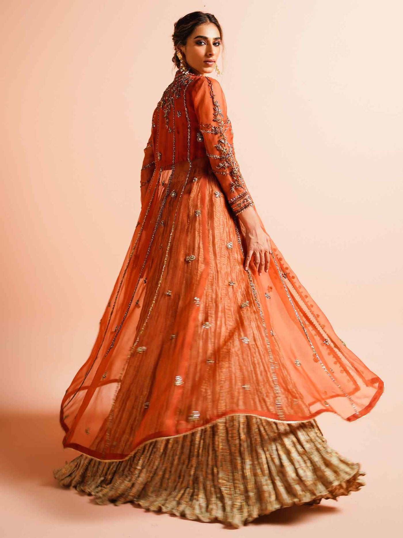 Angarkha, Dupatta & Lehenga