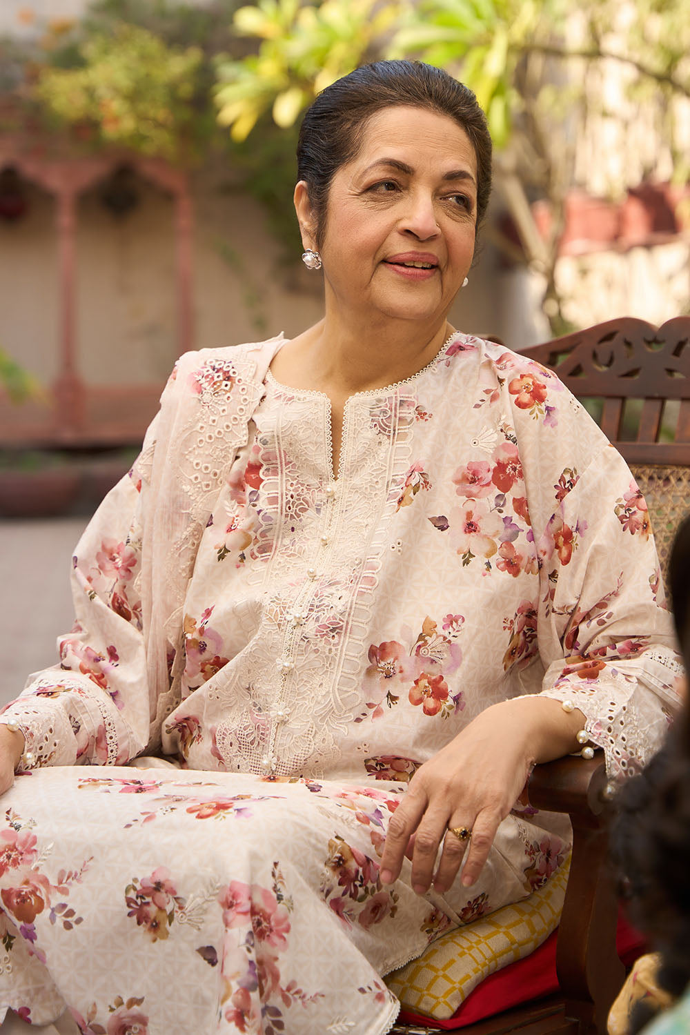 3 Piece Embroidered Printed Lawn Suit With Embroidered Denting Dupatta