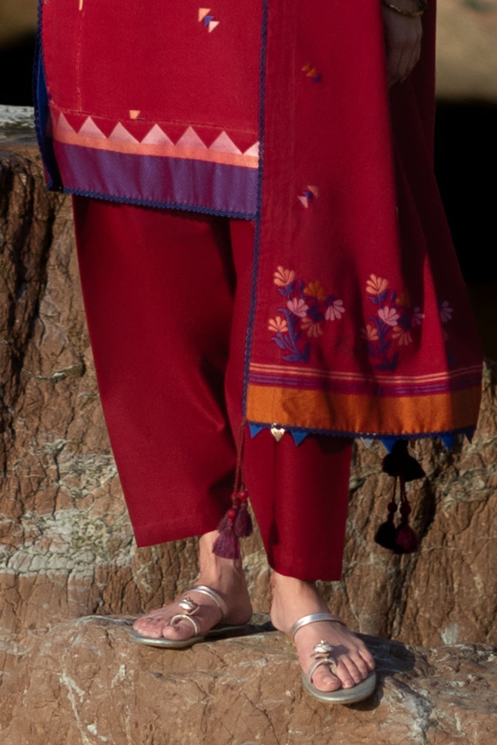3 Piece Jacquard Suit With Jacquard Dupatta
