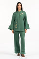 Jute Embroidered Co-Ord Set