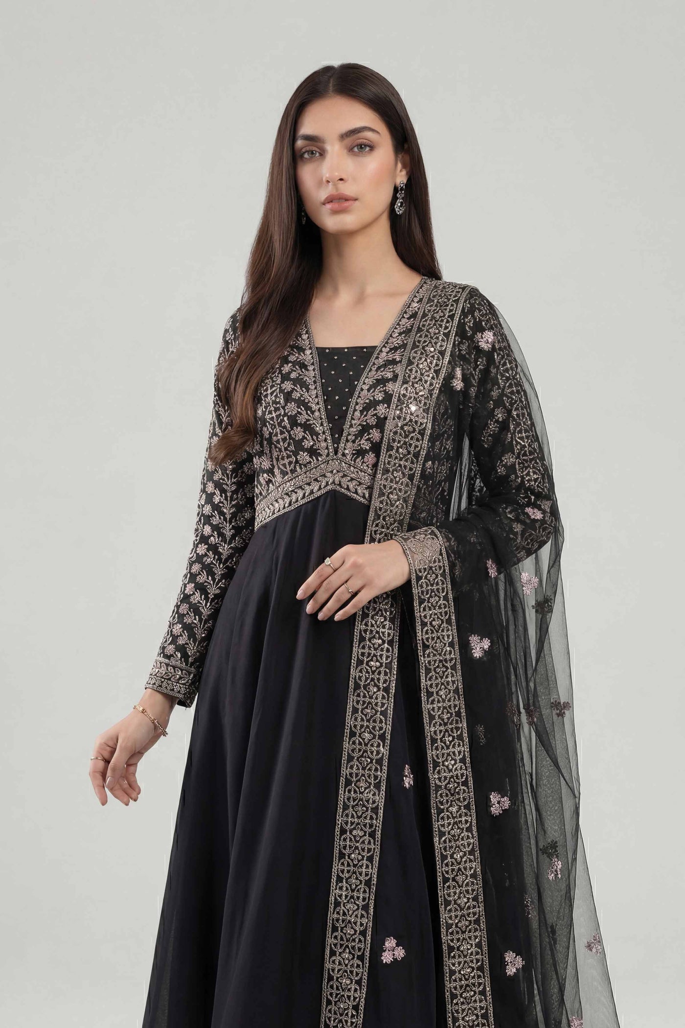 2 Piece - Embroidered Suit - Kfe26-149