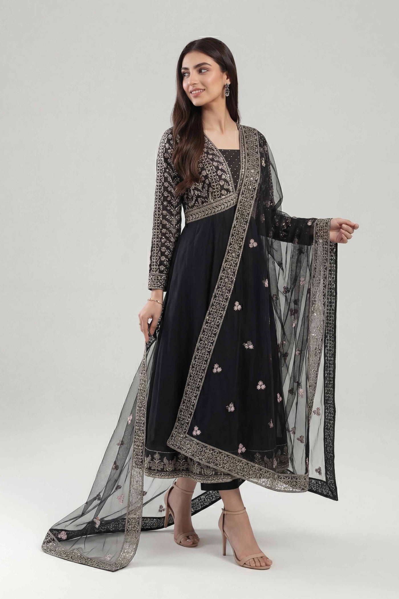 2 Piece - Embroidered Suit - Kfe26-149