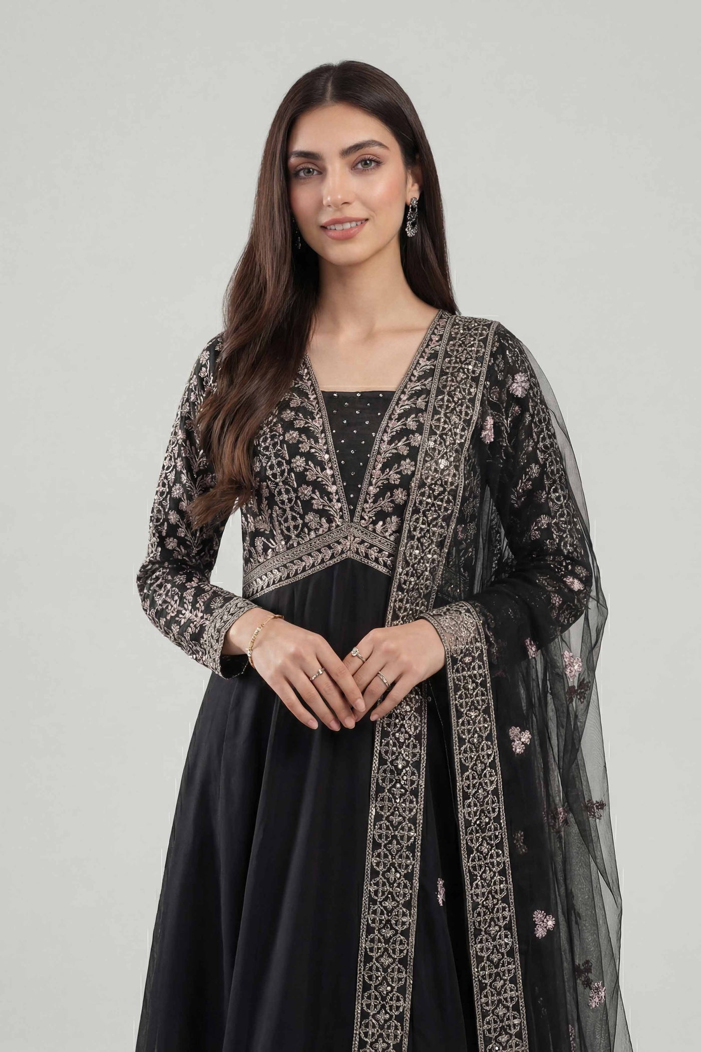 2 Piece - Embroidered Suit - Kfe26-149