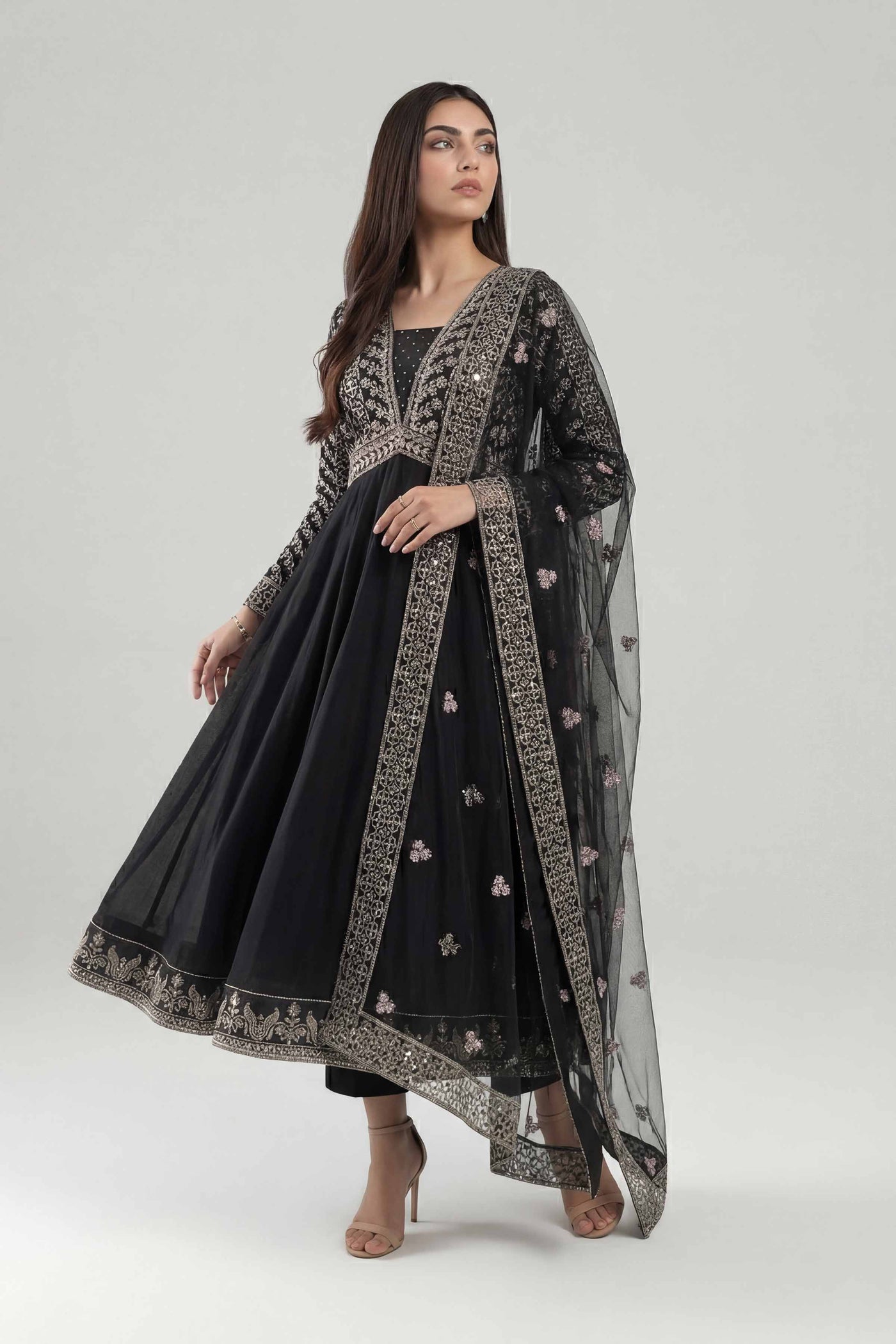 2 Piece - Embroidered Suit - Kfe26-149