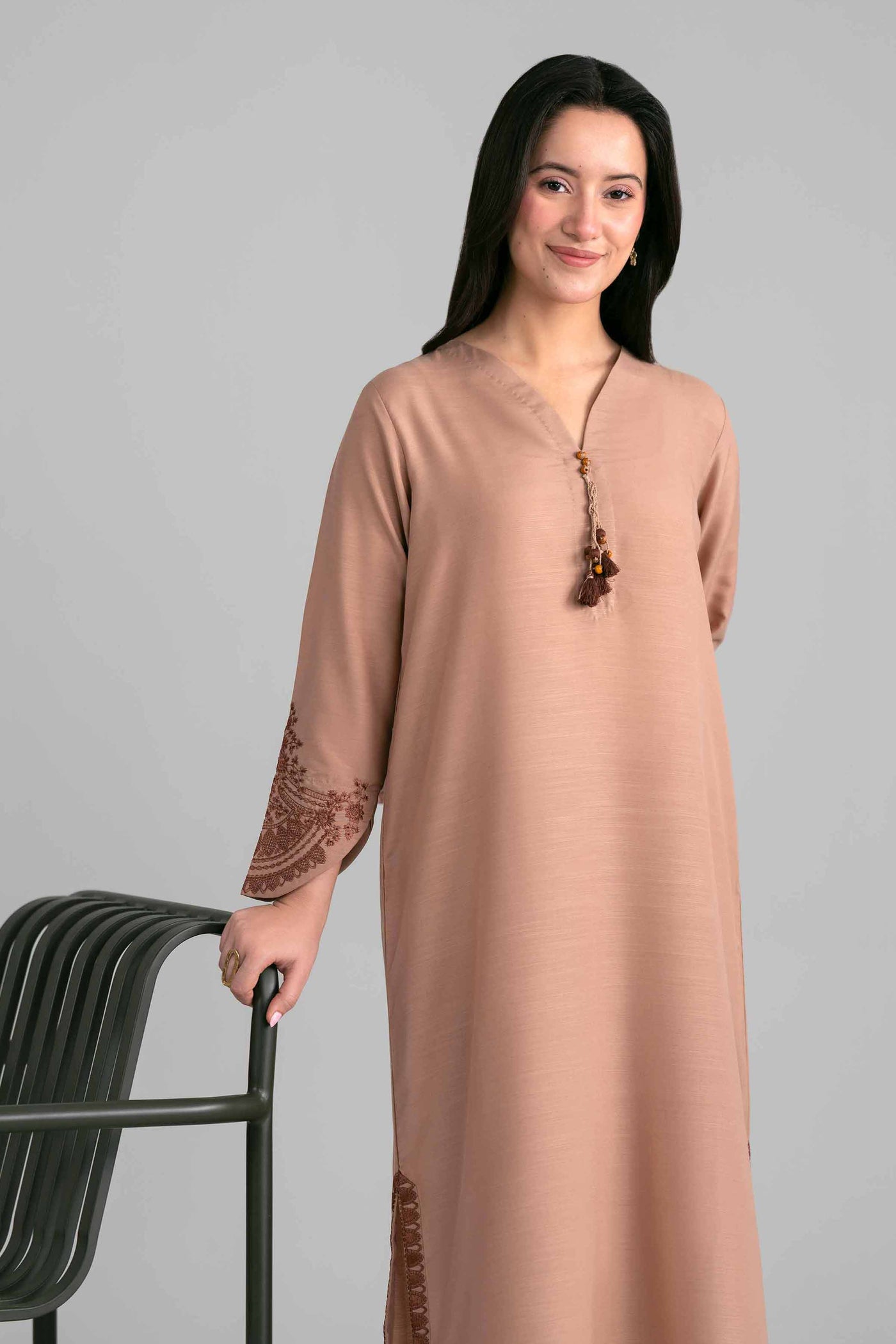 2 Piece - Embroidered Suit - Pe26-399