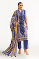3 Piece Embroidered Printed Lawn Suit With Dupatta