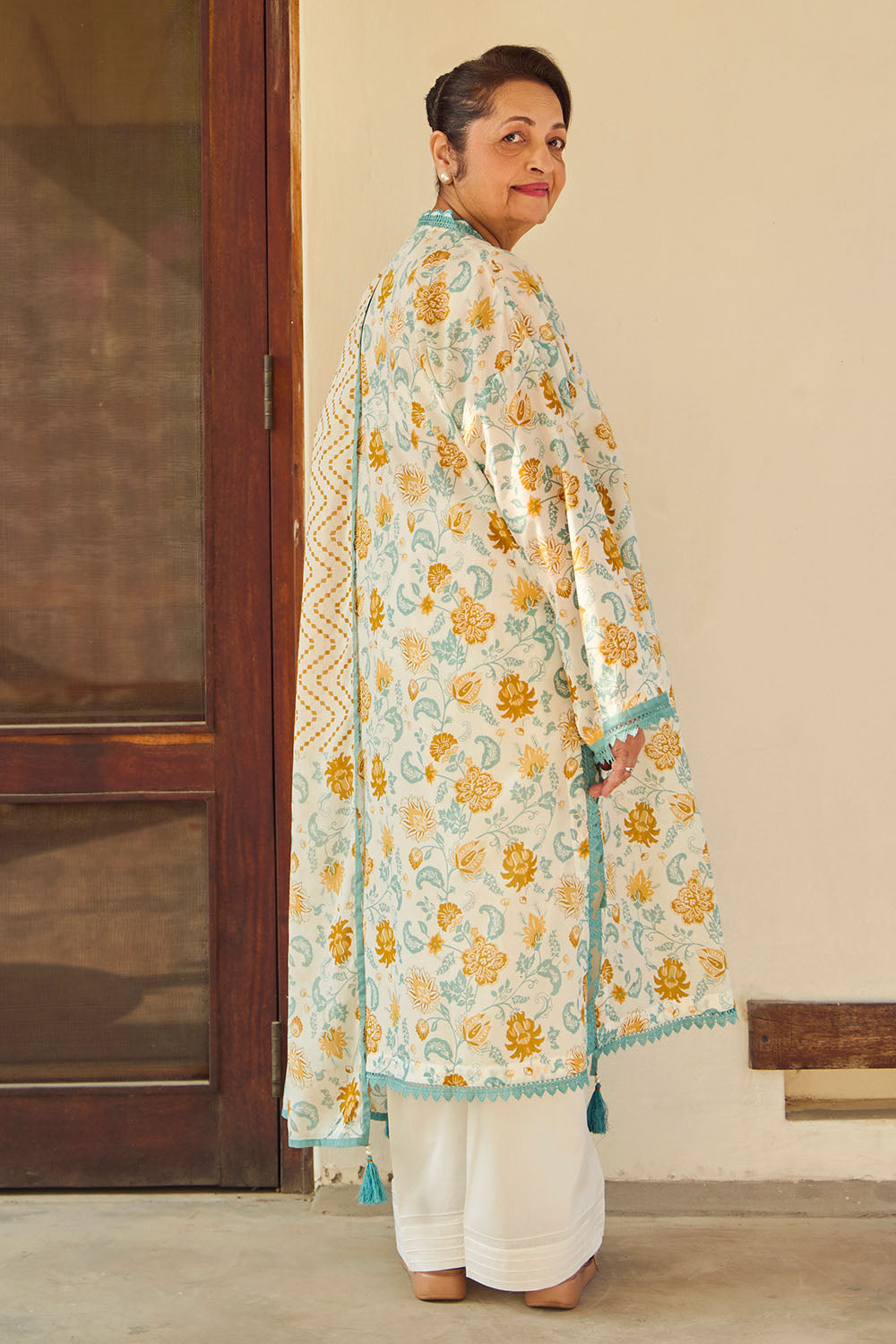3 Piece Printed Lawn Suit With Dupatta