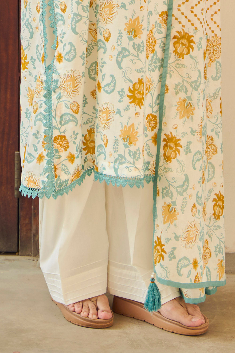 3 Piece Printed Lawn Suit With Dupatta