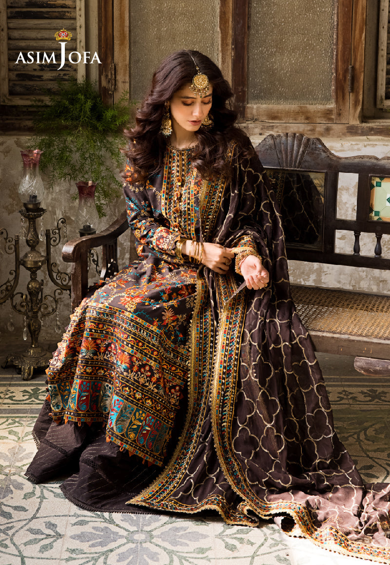 Ajlr-01 Embroidered Lawn 3 Pcs