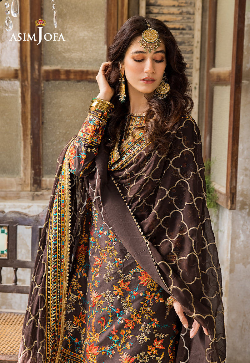Ajlr-01 Embroidered Lawn 3 Pcs