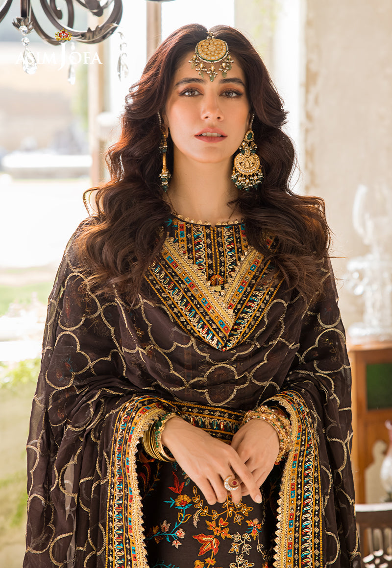 Ajlr-01 Embroidered Lawn 3 Pcs