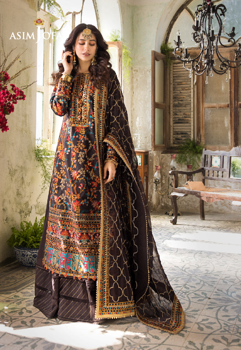 Ajlr-01 Embroidered Lawn 3 Pcs