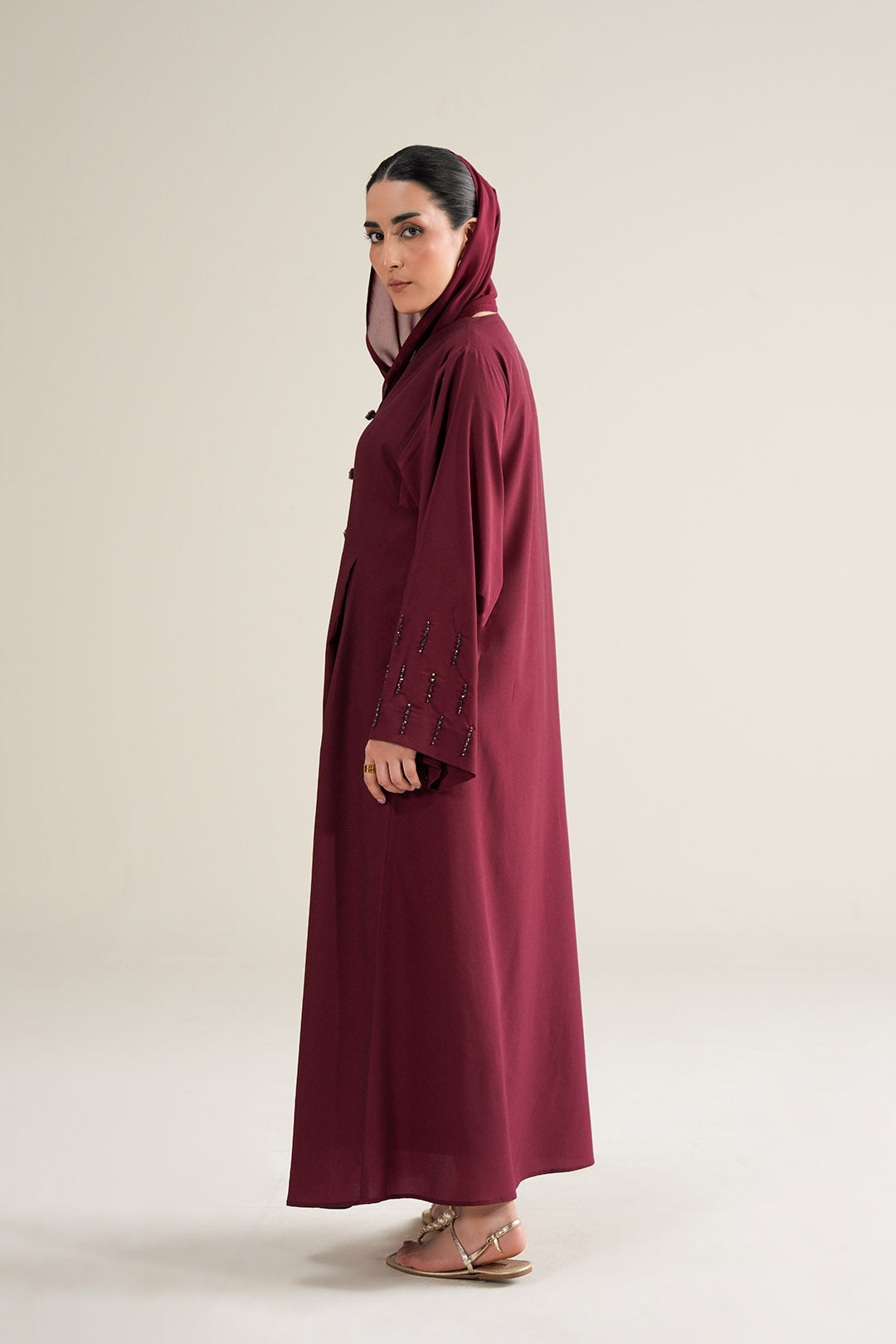 Ruby Dusk Abaya