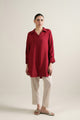 Red Batwing Top