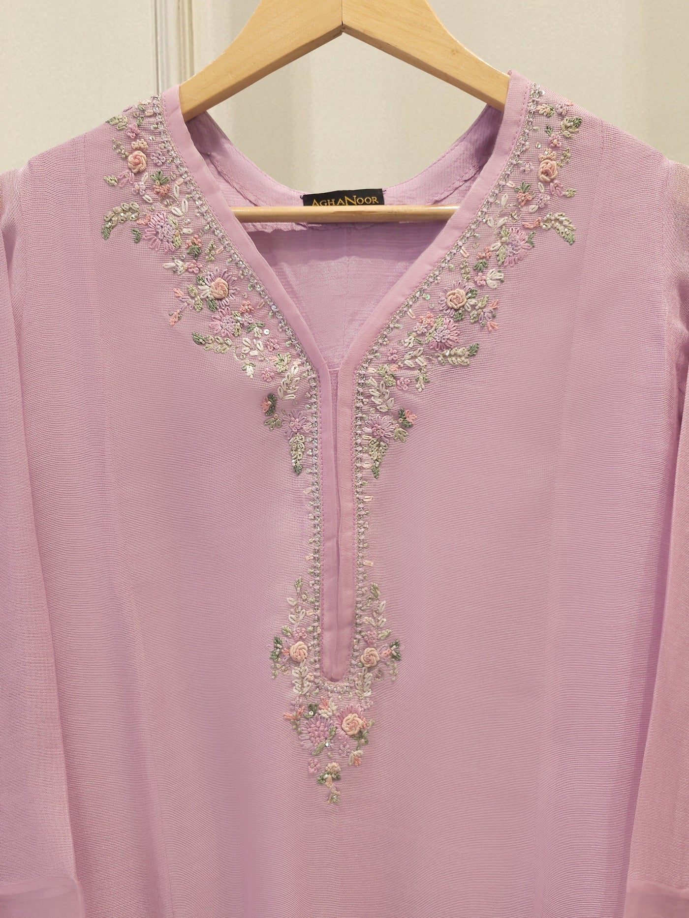 Pure Embroidered Cotton Net Shirt S113802