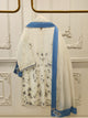 3 Piece - Pure Embroidered Cotton Net Suit S114312