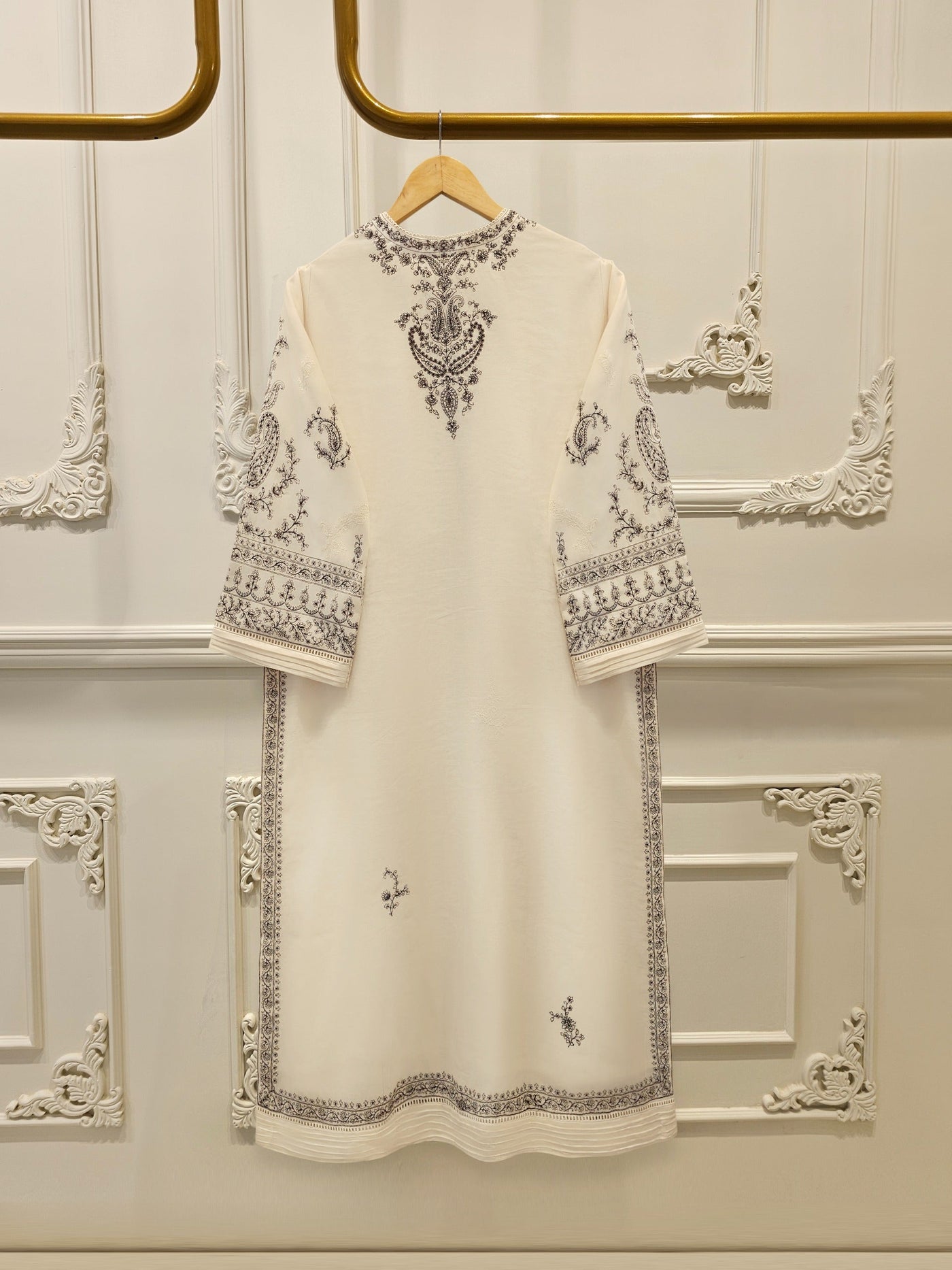 2 Piece - Embroidered Kora Cotton Suit S114090