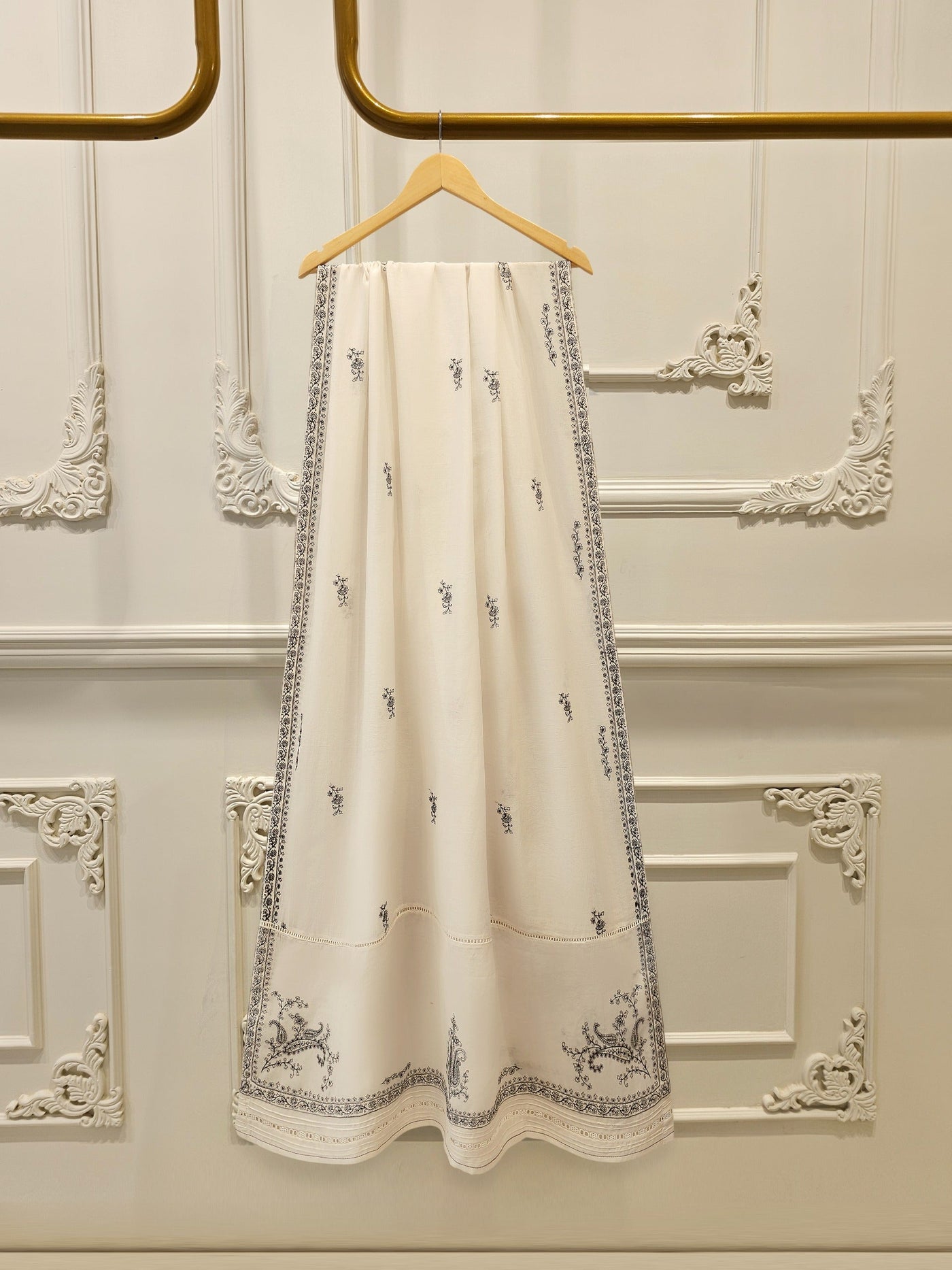 2 Piece - Embroidered Kora Cotton Suit S114090