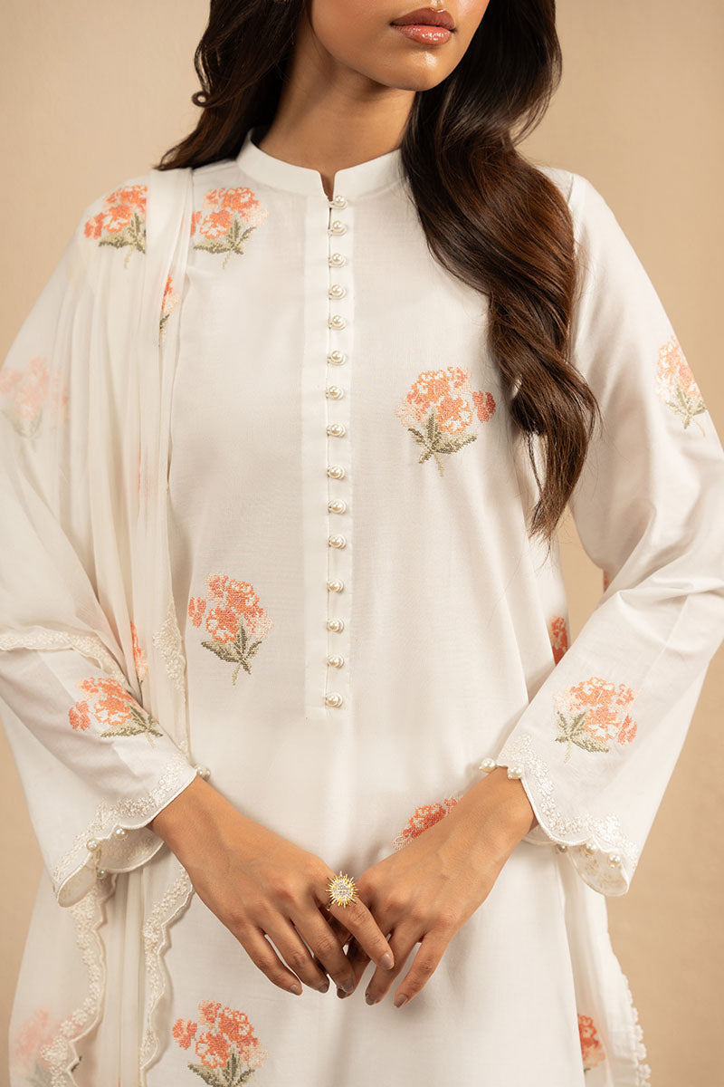 Lotus Bloom-2Pc (Shirt & Dupatta)